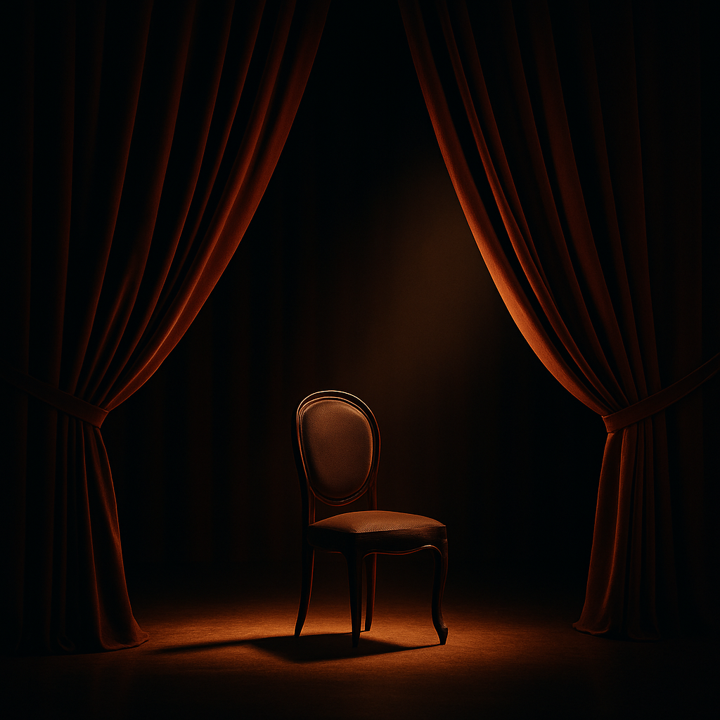 Scène de théâtre symbolisant le lancement d’un projet digital